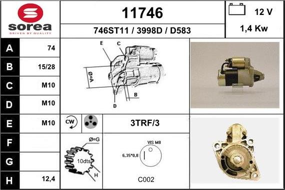 EAI 11746 - Démarreur cwaw.fr