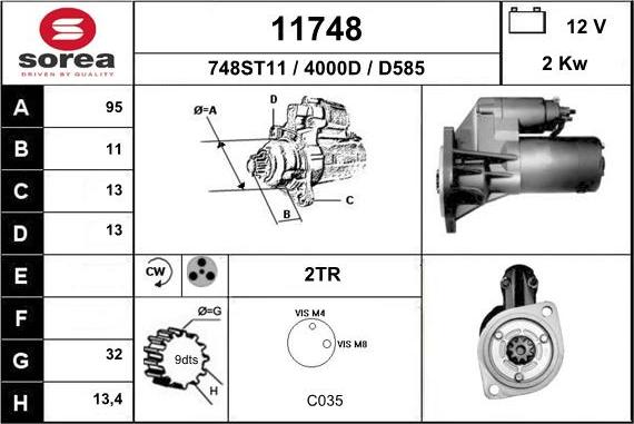 EAI 11748 - Démarreur cwaw.fr