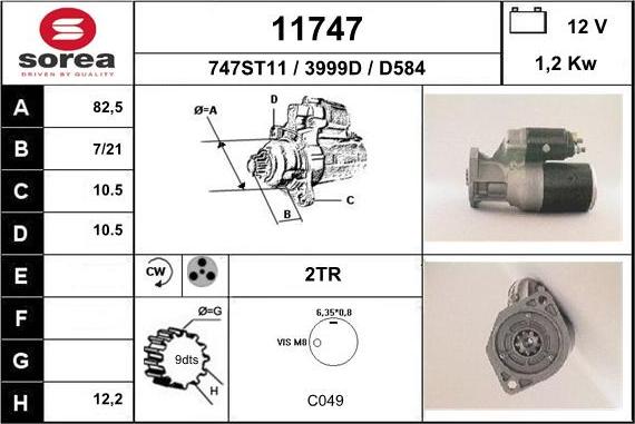 EAI 11747 - Démarreur cwaw.fr