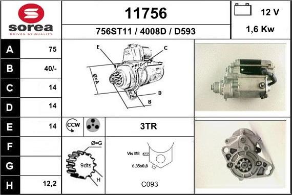 EAI 11756 - Démarreur cwaw.fr