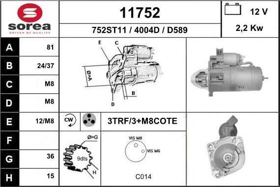 EAI 11752 - Démarreur cwaw.fr