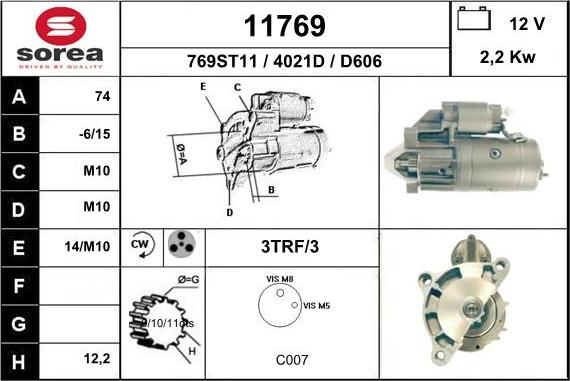 EAI 11769 - Démarreur cwaw.fr