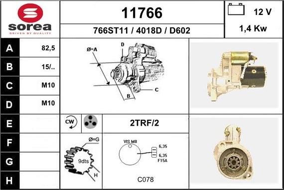 EAI 11766 - Démarreur cwaw.fr