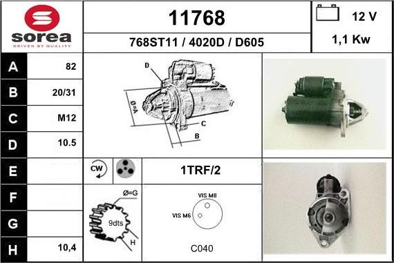 EAI 11768 - Démarreur cwaw.fr