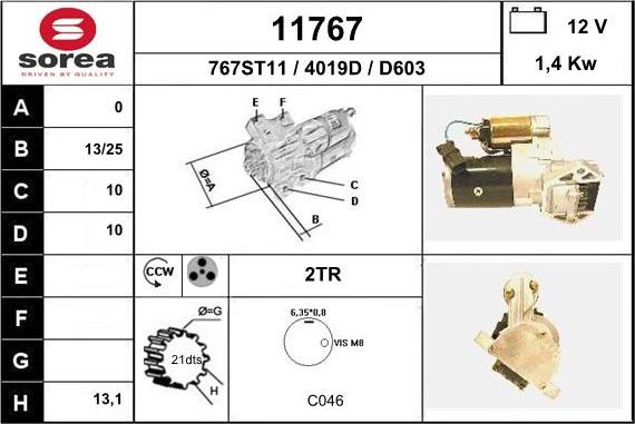 EAI 11767 - Démarreur cwaw.fr