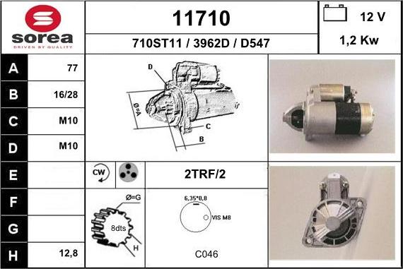 EAI 11710 - Démarreur cwaw.fr