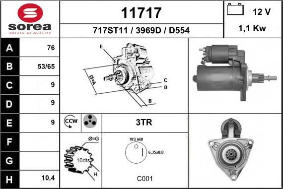 EAI 11717 - Démarreur cwaw.fr