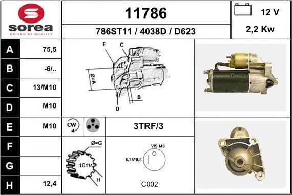 EAI 11786 - Démarreur cwaw.fr