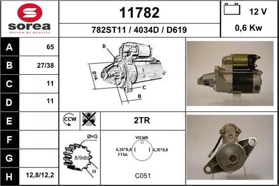 EAI 11782 - Démarreur cwaw.fr