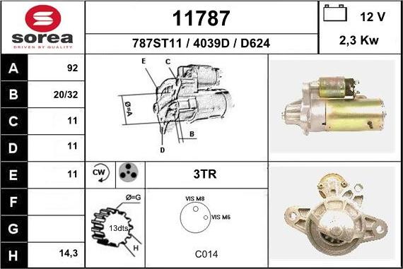 EAI 11787 - Démarreur cwaw.fr