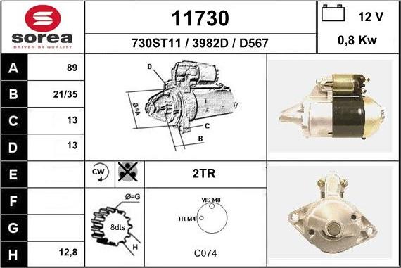 EAI 11730 - Démarreur cwaw.fr