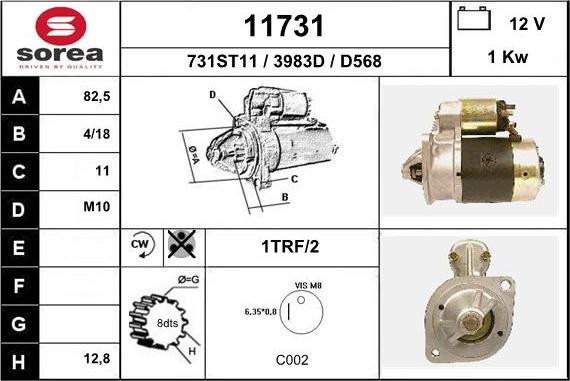 EAI 11731 - Démarreur cwaw.fr