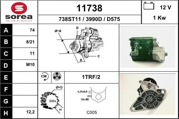 EAI 11738 - Démarreur cwaw.fr