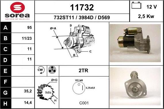 EAI 11732 - Démarreur cwaw.fr