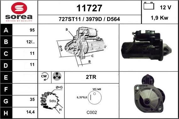 EAI 11727 - Démarreur cwaw.fr