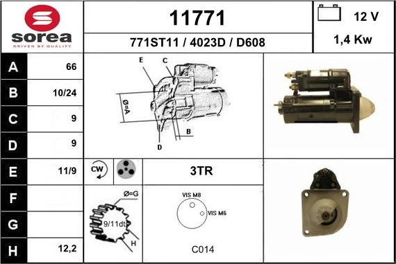 EAI 11771 - Démarreur cwaw.fr