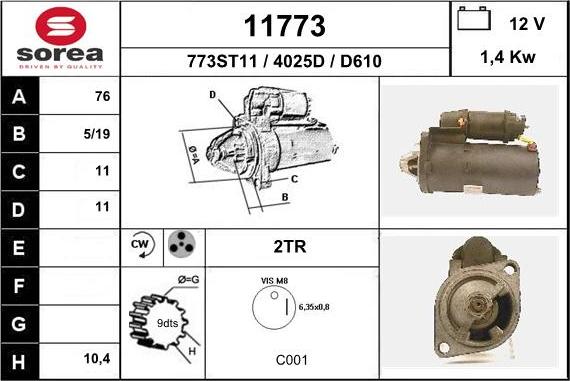 EAI 11773 - Démarreur cwaw.fr