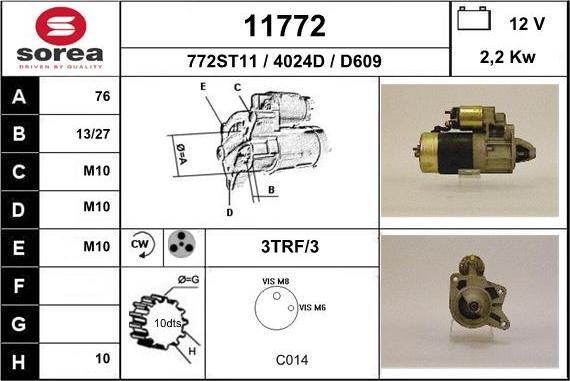 EAI 11772 - Démarreur cwaw.fr