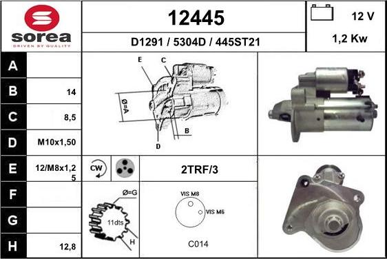 EAI 12445 - Démarreur cwaw.fr