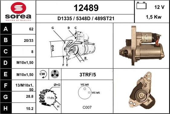 EAI 12489 - Démarreur cwaw.fr