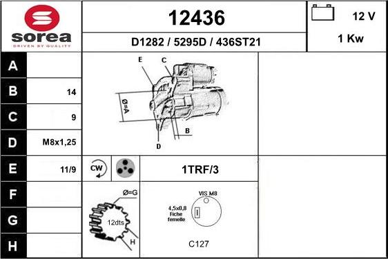 EAI 12436 - Démarreur cwaw.fr