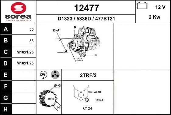 EAI 12477 - Démarreur cwaw.fr