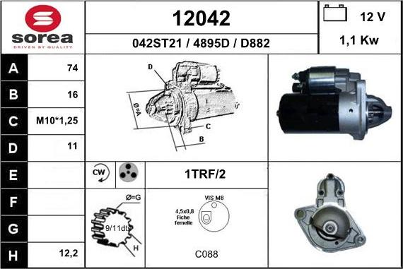 EAI 12042 - Démarreur cwaw.fr