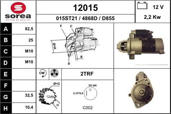 EAI 12015 - Démarreur cwaw.fr