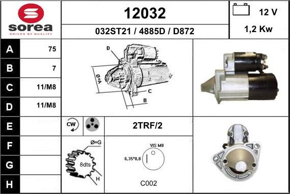 EAI 12032 - Démarreur cwaw.fr