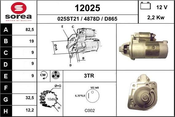 EAI 12025 - Démarreur cwaw.fr