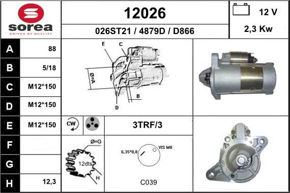 EAI 12026 - Démarreur cwaw.fr