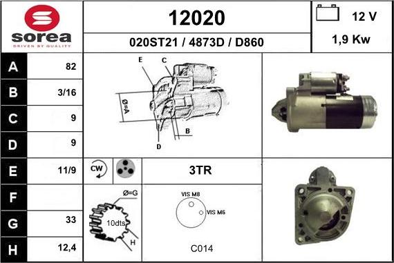 EAI 12020 - Démarreur cwaw.fr