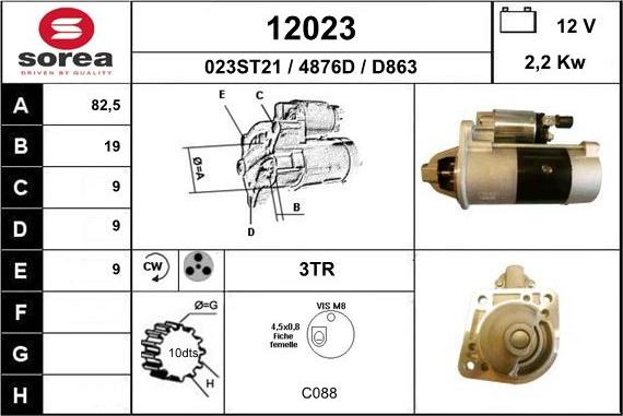 EAI 12023 - Démarreur cwaw.fr