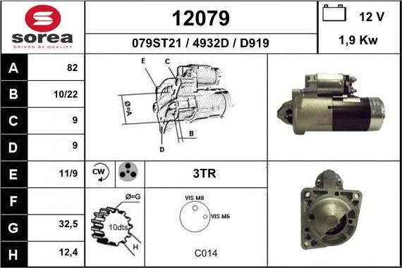 EAI 12079 - Démarreur cwaw.fr