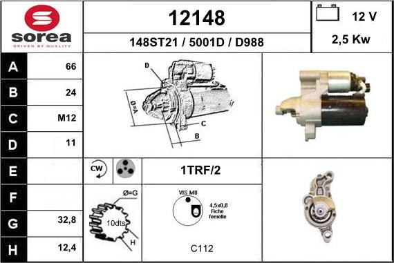 EAI 12148 - Démarreur cwaw.fr