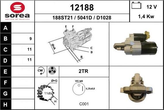 EAI 12188 - Démarreur cwaw.fr