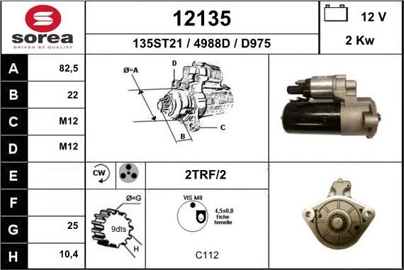 EAI 12135 - Démarreur cwaw.fr