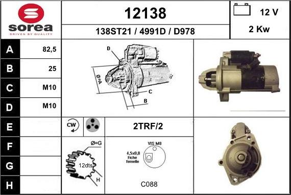 EAI 12138 - Démarreur cwaw.fr