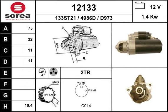 EAI 12133 - Démarreur cwaw.fr