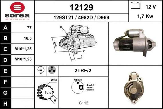 EAI 12129 - Démarreur cwaw.fr