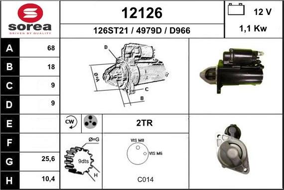 EAI 12126 - Démarreur cwaw.fr