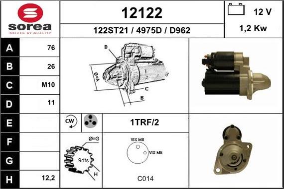 EAI 12122 - Démarreur cwaw.fr