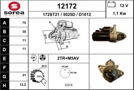 EAI 12172 - Démarreur cwaw.fr