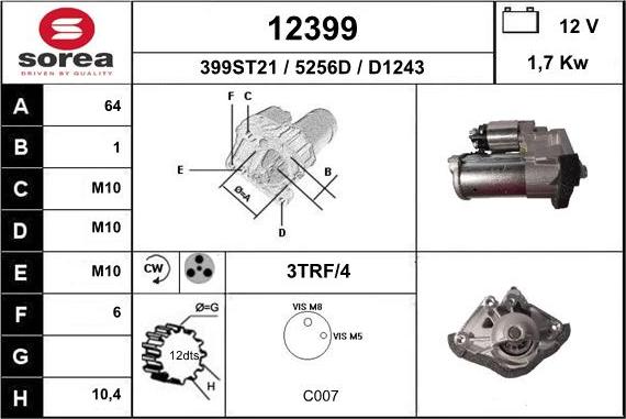 EAI 12399 - Démarreur cwaw.fr