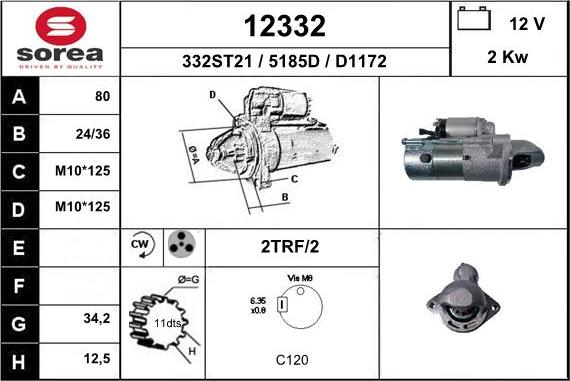 EAI 12332 - Démarreur cwaw.fr