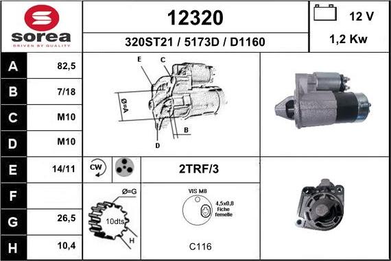 EAI 12320 - Démarreur cwaw.fr