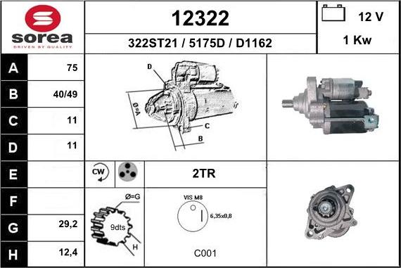 EAI 12322 - Démarreur cwaw.fr