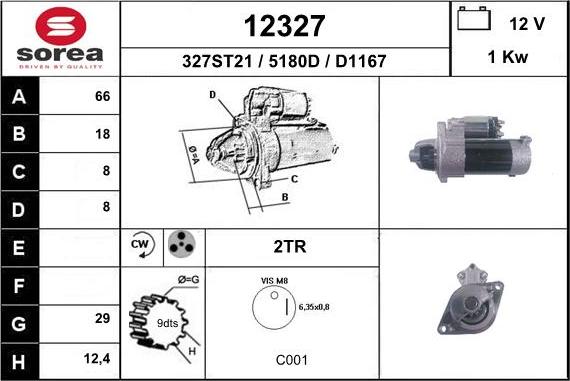 EAI 12327 - Démarreur cwaw.fr