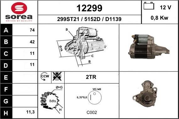 EAI 12299 - Démarreur cwaw.fr