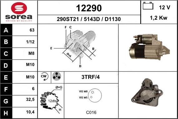 EAI 12290 - Démarreur cwaw.fr